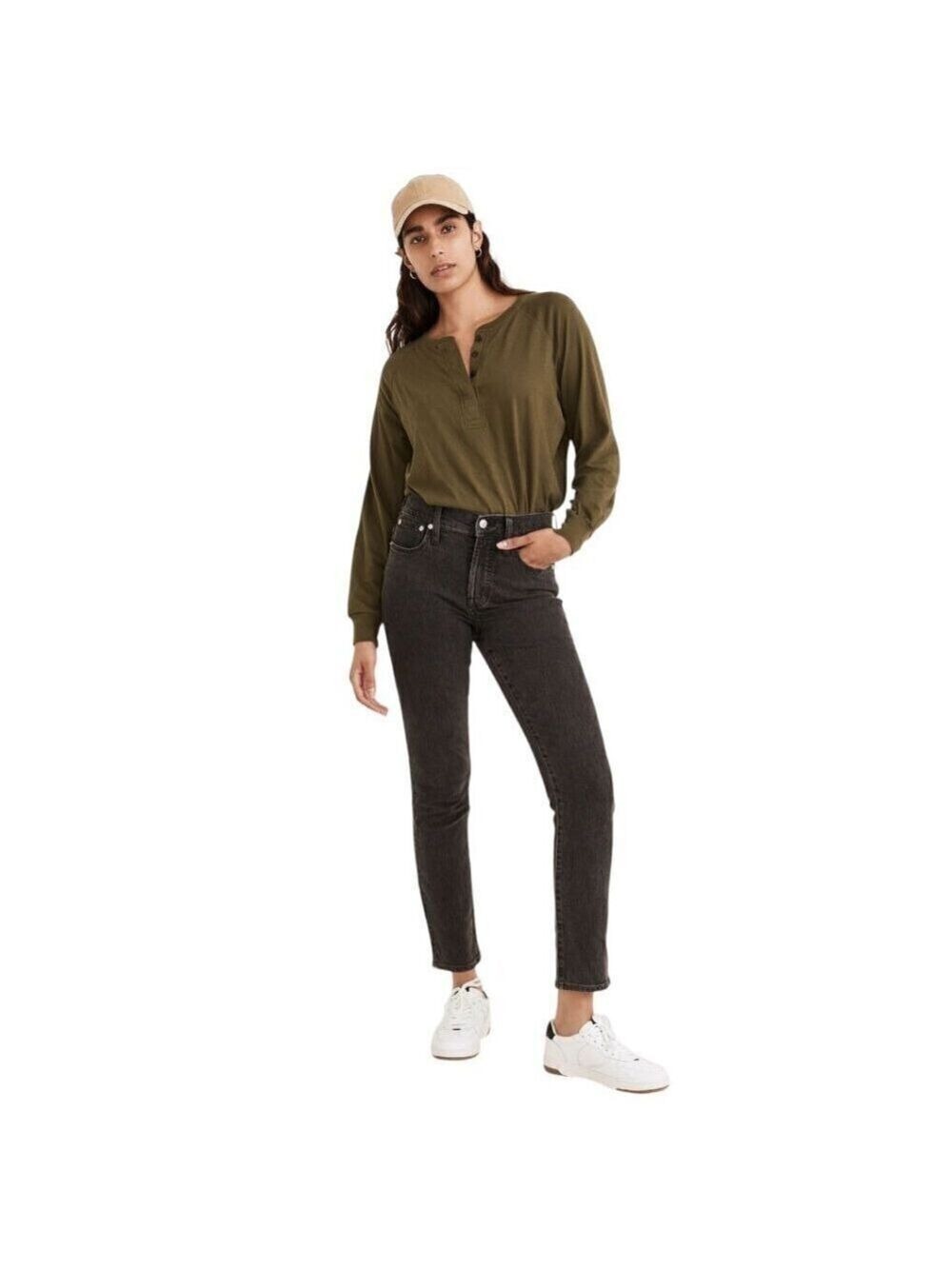 Madewell The Midrise Perfect Vintage Jean In Lunar Wash Sz 26